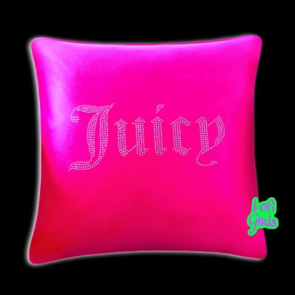 Juicy Couture Gothic Bling Crystal Logo Velour Tracksuit Comforter 4 pc Bed Set - Picture 5 of 6